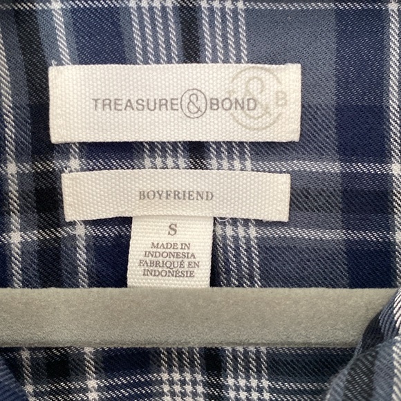 Treasure and Bond Boyfriend button up Size Small - Picture 3 of 10